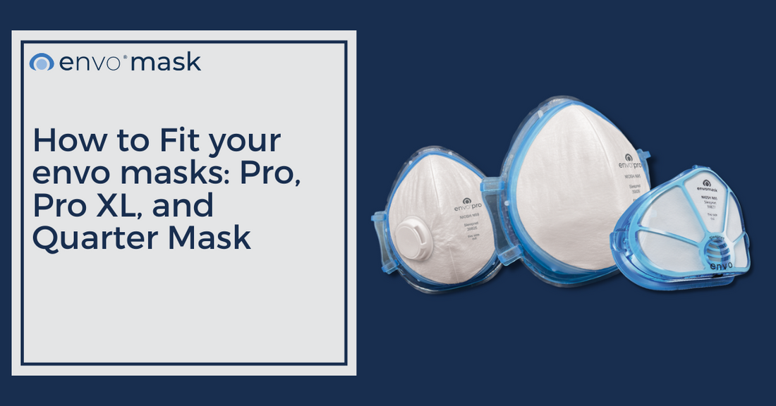 How to Fit your envo masks: Pro, Pro XL, and Quarter Mask