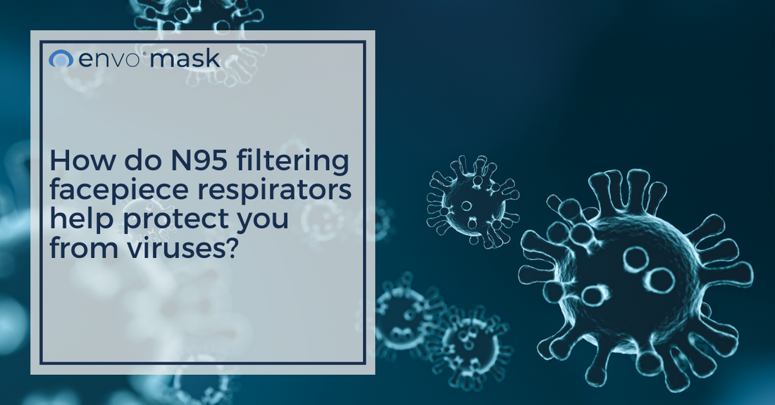 How do N95 filtering facepiece respirators help protect you from viruses?