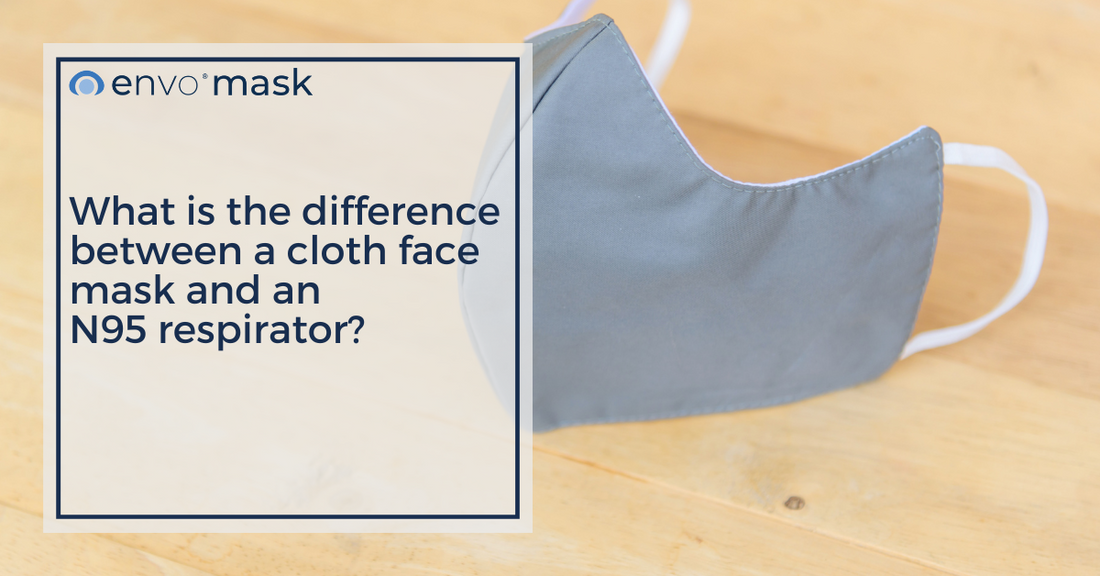 What is the difference between a cloth face mask and an N95 respirator?